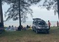 Pantai Rindu Alam Masih Menjadi Destinasi Wisata Unggulan di Tanah Bumbu, Dengan Rindangnya Pohon Pinus