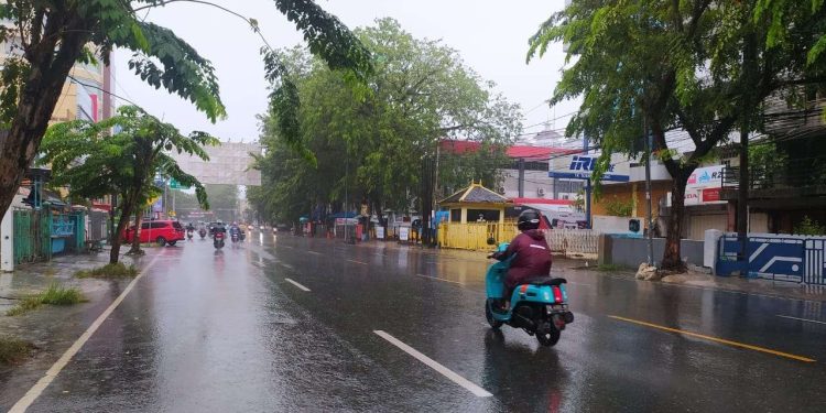 Mengawali  2026 Kota Banjarmasin Diguyur Hujan Sepanjang Hari
