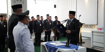 Perdana 2026, Bupati Andi Rudi Latif Lantik 21 Pejabat Eselon II, III, dan IV di Tanah Bumbu