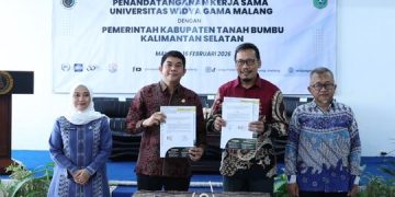 Perkuat Pembangunan Berbasis Riset, Bupati Andi Rudi Latif Teken Kerja Sama Strategis dengan Universitas Widya Gama Malang