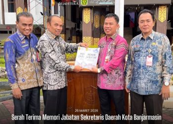 Dolly Sahbana Terima Memori Jabatan Sekda