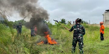 Peringati HKB 2026, Pemkab Tanah Bumbu Gelar Simulasi Penanganan Karhutla