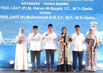 Pisah Sambut Danlanal Kotabaru–Tanah Bumbu, Bupati Andi Rudi Latif Sampaikan Apresiasi dan Harapan