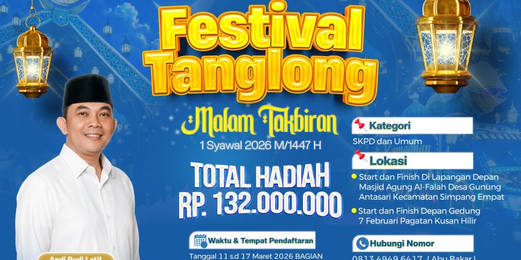 Pemkab Tanah Bumbu Gelar Festival Tanglong Malam Takbiran, Hadiah Rp132 Juta