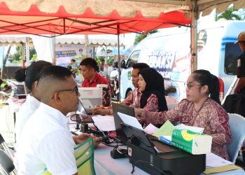 Bupati Andi Rudi Latif Resmi Buka Aksi Sinergitas Merah Putih, Hadirkan Layanan Publik di Satui