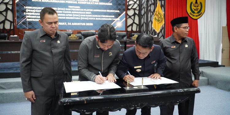 Pemko Banjarmasin dan DPRD Sepakati KUA-PPAS 2027 serta Perubahan KUA-PPAS 2026