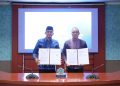 Bupati Tanah Bumbu Andi Rudi Latif dan Politeknik Transportasi Darat Indonesia-STTD Bekasi Tandatangani Kerja Sama Strategis Penguatan SDM Transportasi Darat
