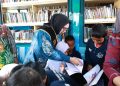 Bunda Literasi Tanah Bumbu Ajak Siswa Sekolah Rakyat Gemar Membaca dan Berani Tunjukkan Potensi