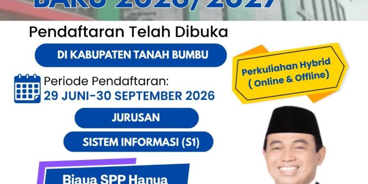 STIMIK Indonesia Banjarmasin Buka Penerimaan Mahasiswa Baru Tahun Akademik 2026/2027 di Tanah Bumbu