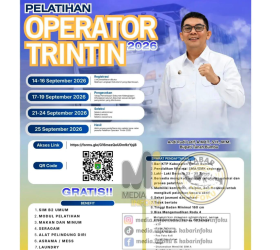 Bupati Andi Rudi Latif Buka Pelatihan Operator Trintin 2026, Gratis!